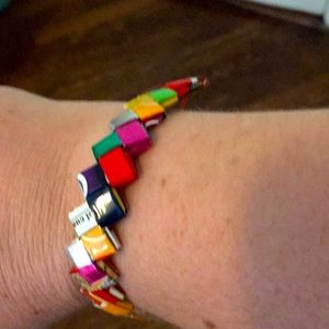 Recycled handmade bracelet